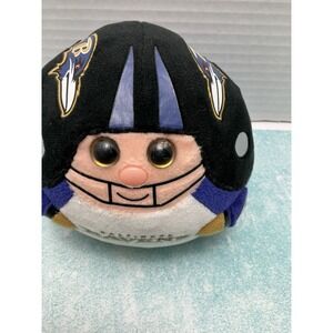 Retired TY Beanie Ballz BALTIMORE RAVENS NFL‎ Football Plush Toy